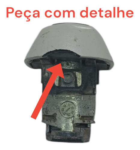 Prolongador C/ Furo Maçaneta Externa Diant Le Fiat Mobi 2019 Branca Dianteira - Imagem 6