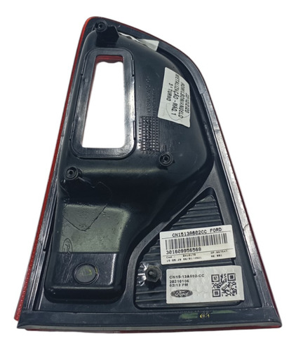 Lanterna Tampa Traseira Direita Original Ford Ecosport 2017 Direito/passageiro Vermelha - Imagem 4