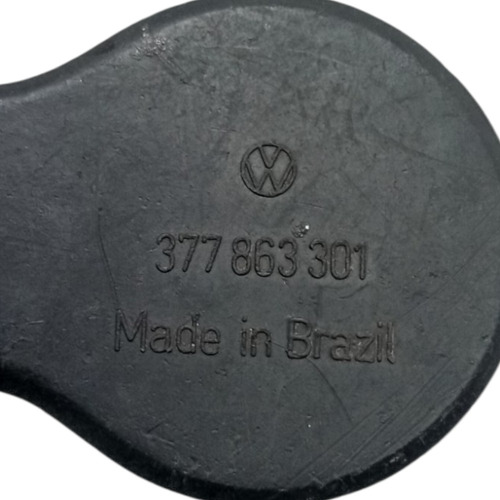 Tapete Porta Copos Console Original Vw Gol G3 Parati 2000 Preto - Imagem 2