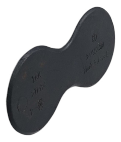 Tapete Porta Copos Console Original Vw Gol G3 Parati 2000 Preto - Imagem 4