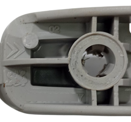 Alça Teto Puxador Pqp Diant Direita Original Citroen C3 2012 Bege - Imagem 2