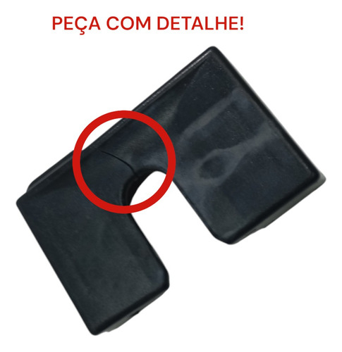Capa Fechadura Porta Original 4p Volkswagen Passat 1996 Dianteira Esquerda Preto - Imagem 4