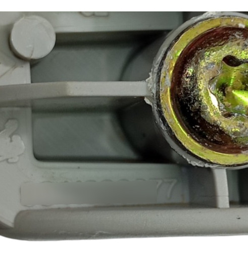 Alça Teto Pqp Dianteira Esquerda Original Citroen C3 2012 Cinza - Imagem 2