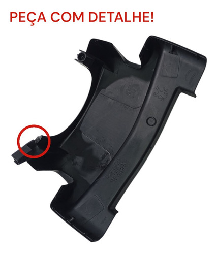 Acabamento Moldura Inferior Chave Seta Peugeot 408 2012 - Imagem 3