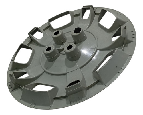 Calota Roda Com Emblema Aro 15 Original Fiat Idea 2006 Prata - Imagem 4