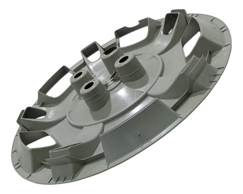 Calota Roda Com Emblema Aro 15 Original Fiat Idea 2006 Prata - Imagem 8