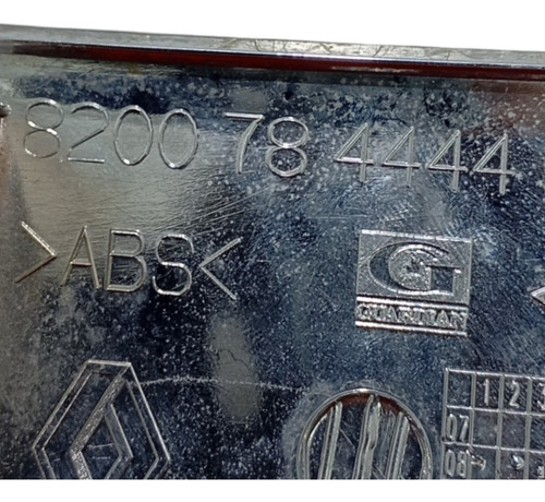 Friso Grade Cromado Dianteiro Original Renault Symbol 2008 Cromado - Imagem 2