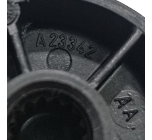 Manivela Vidro Traseiro Direito Ford Fiesta Ka Courier 2000 Cinza - Imagem 2