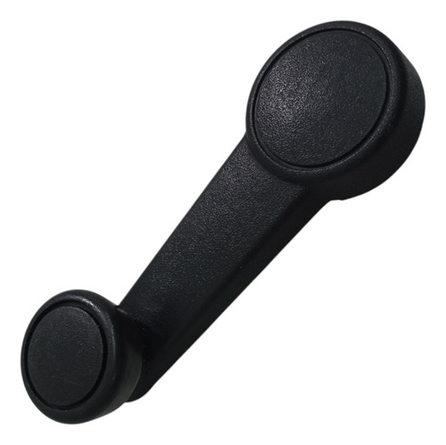 Manivela Vidro Traseira Esquerda Ford Fiesta Ka Courier 2000 Preto - Imagem 4