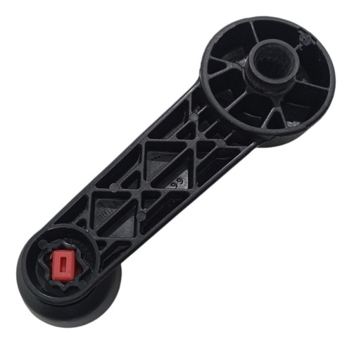 Manivela Vidro Traseira Esquerda Ford Fiesta Ka Courier 2000 Preto - Imagem 6