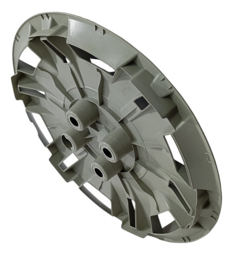 Calota Com Emblema Aro 15 Original Fiat Stilo 2010 Prateado - Imagem 4