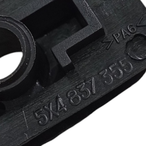 Roseta Guia Pino Porta Original Vw Parati Gol G3 G4 2004 Preto - Imagem 2