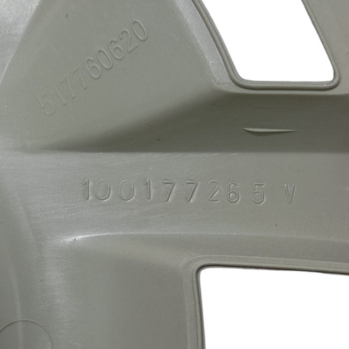 Calota Com Emblema Aro 14 Original Fiat Doblo 2006 A 2009 Prata - Imagem 2