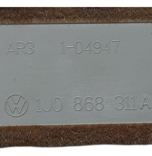 Acabamento Coluna Central Interno Esquerdo Vw Golf 2000 Caramelo - Imagem 3