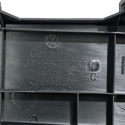 Suporte Tampão Bagagito Traseiro Direito Vw Golf 2000 Preto - Imagem 2