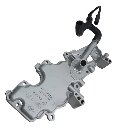 Tampa Válvula Anti Chamas 1.6 16v Original Renault Scenic 04 Prata - Imagem 1