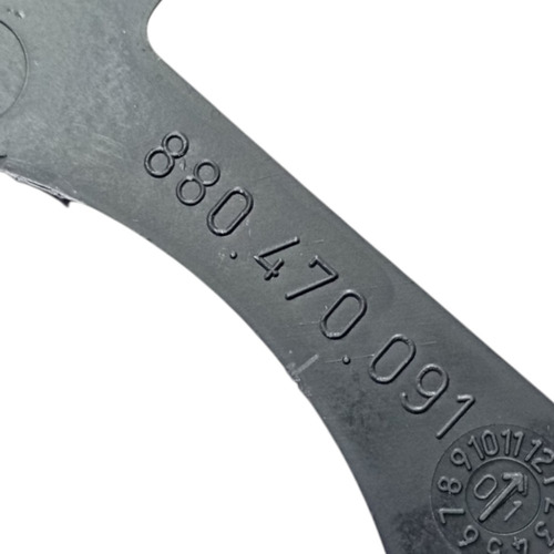 Moldura Inter S/ Lente Painel Instrumentos Orig Vw Gol G3 00 Preto - Imagem 2