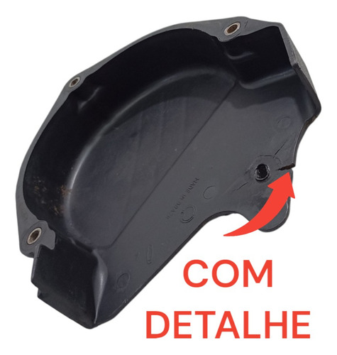 Capa Protetora Correia Dentada Fiasa 1.5 Fiat Pálio 1997 Preto - Imagem 2