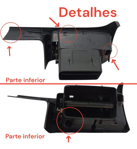 Disusor Ar Central Painel Original Chevrolet Vectra 1996 - Imagem 3