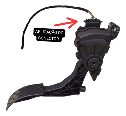 Conector Pedal Acelerador Eletrônico Volkswagen Saveiro 2012 - Imagem 2