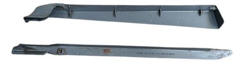 Par Moldura Acabamento Trilho Banco Gol Saveiro Parati Bola Cinza - Imagem 4