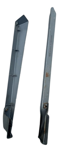 Par Moldura Acabamento Trilho Banco Gol Saveiro Parati Bola Cinza - Imagem 6