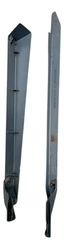 Par Moldura Acabamento Trilho Banco Gol Saveiro Parati Bola Cinza - Imagem 7