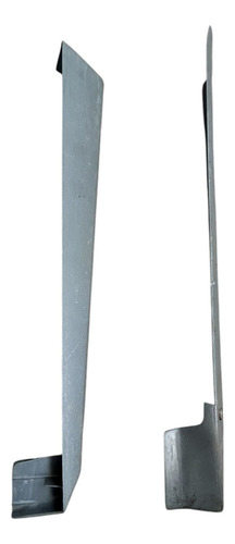 Par Moldura Acabamento Trilho Banco Gol Saveiro Parati Bola Cinza - Imagem 9