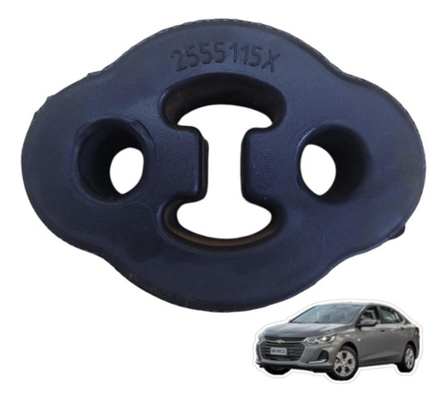 Borracha Coxim Do Escapamento Chevrolet Onix 1.0 2021 A 2025