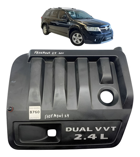 Capa Do Motor Fiat Freemont 2.4 2011 A 2016 Preto