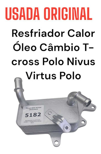 Resfriador Calor Óleo Câmbio T-cross Virtus Polo Nivus - Imagem 2