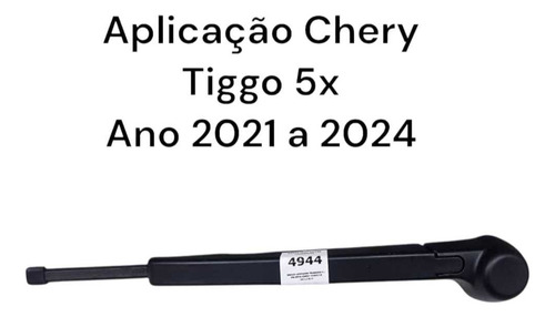 Braço Limpador Traseiro C/ Palheta Chery Tiggo 5x 2021/2024 - Imagem 2