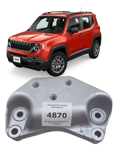 Suporte Motor Esquerdo Jeep Renegade 1.8  2018 A 2021 - Imagem 2