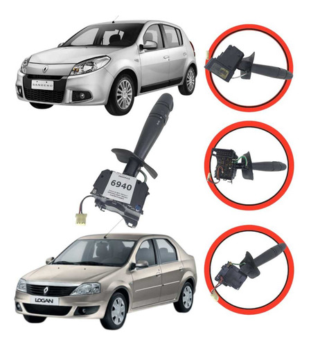 Chave De Seta Sandero Logan Megane Duster 2012 2013  - Imagem 1