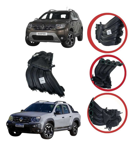 Coletor Admissão Duster/captur/ Oroch 1.6 16v Sem Sensor