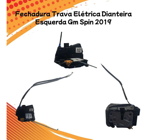 Fechadura Trava Elétrica Dianteira Esquerda Gm Spin 2019 - Imagem 3