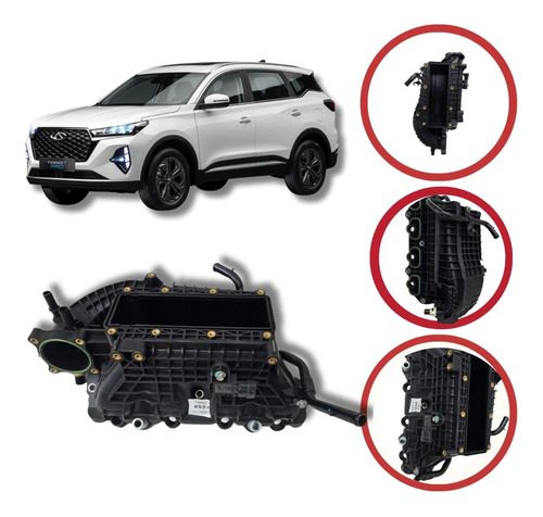 Coletor Admissão Chery Tiggo 7 1.5 Ano 2024 2025