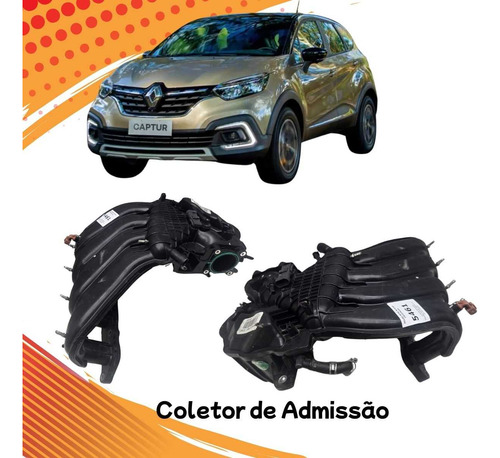 Coletor Admissão Duster/captur/ Oroch 1.6 16v - Imagem 3