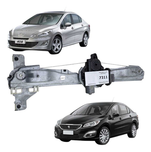 Maquina Vidro Traseira Esquerda Peugeot 408