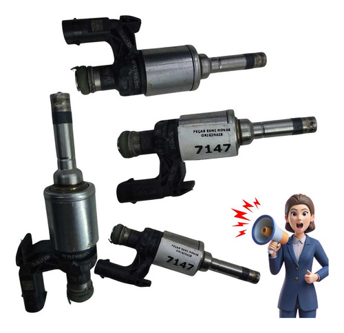 *bico Injetor Golf Mk7 Audi A3 Jetta Tsi 1.4 - 04e133036a 127v - Imagem 5