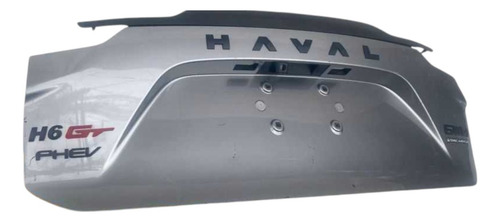 Friso Capa Da Tampa De Mala Haval H6 Gt 2023 2024 2025 Cinza - Imagem 2