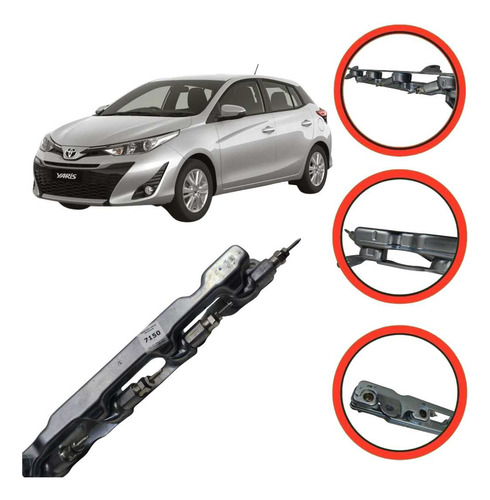 Flauta Bico Injetor Toyota Yaris 1.5 2017 A 2022