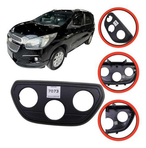 Moldura Do Ar Condicionado Spin 1.8 2013 A 2020