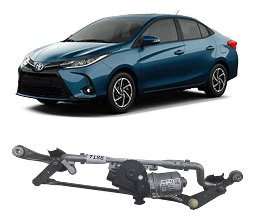 Motor Limpador Para-brisa Toyota Yaris 2019 A 2024 - Imagem 2