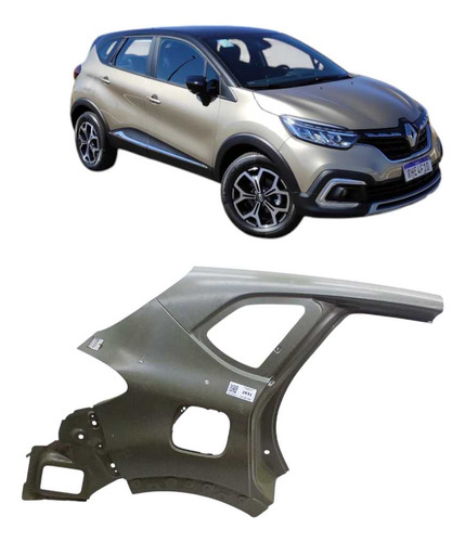 2018 Lateral Traseira Direita Renault Captur