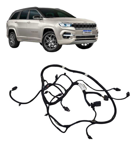 Chicote Traseiro Para-choque Jeep Commander 2022 A 2024