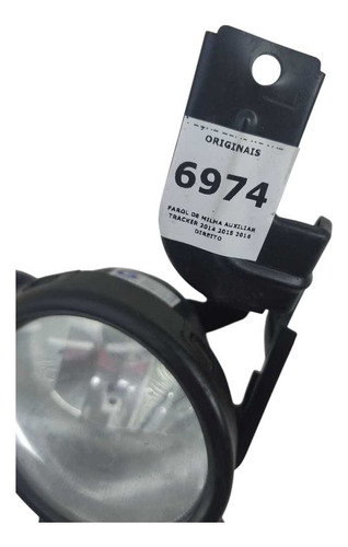 Farol De Milha Auxiliar Direito Tracker 2014 2015 2016 Branco - Imagem 3