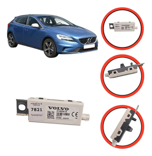 Amplificador Antena Volvo Xc40 2019  2020 Branco
