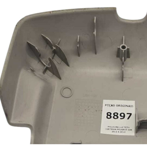 *moldura Luz Teto Cortesia Peugeot 408 2012 A 2014 - Imagem 8