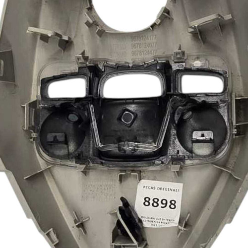 Moldura Luz Interior Citroen C4 Picasso 2016 2017 2018 2019  Bege - Imagem 5